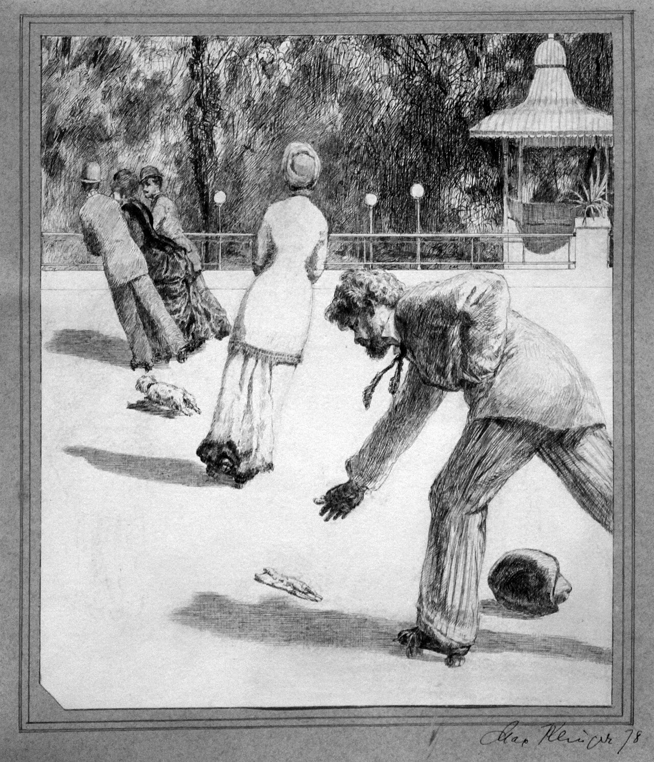 Paraphrase on the Finding of a Glove by Max Klinger