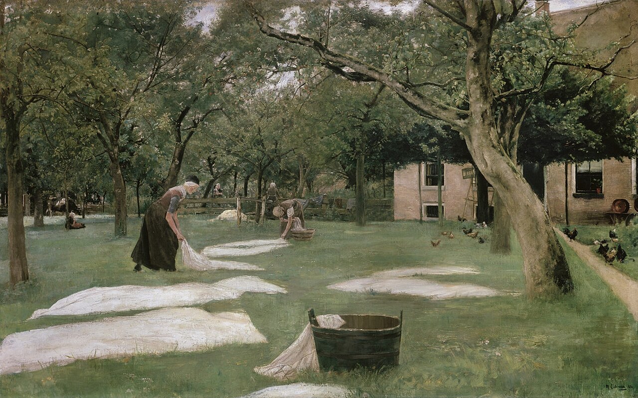 The Bleaching Ground by Max Liebermann