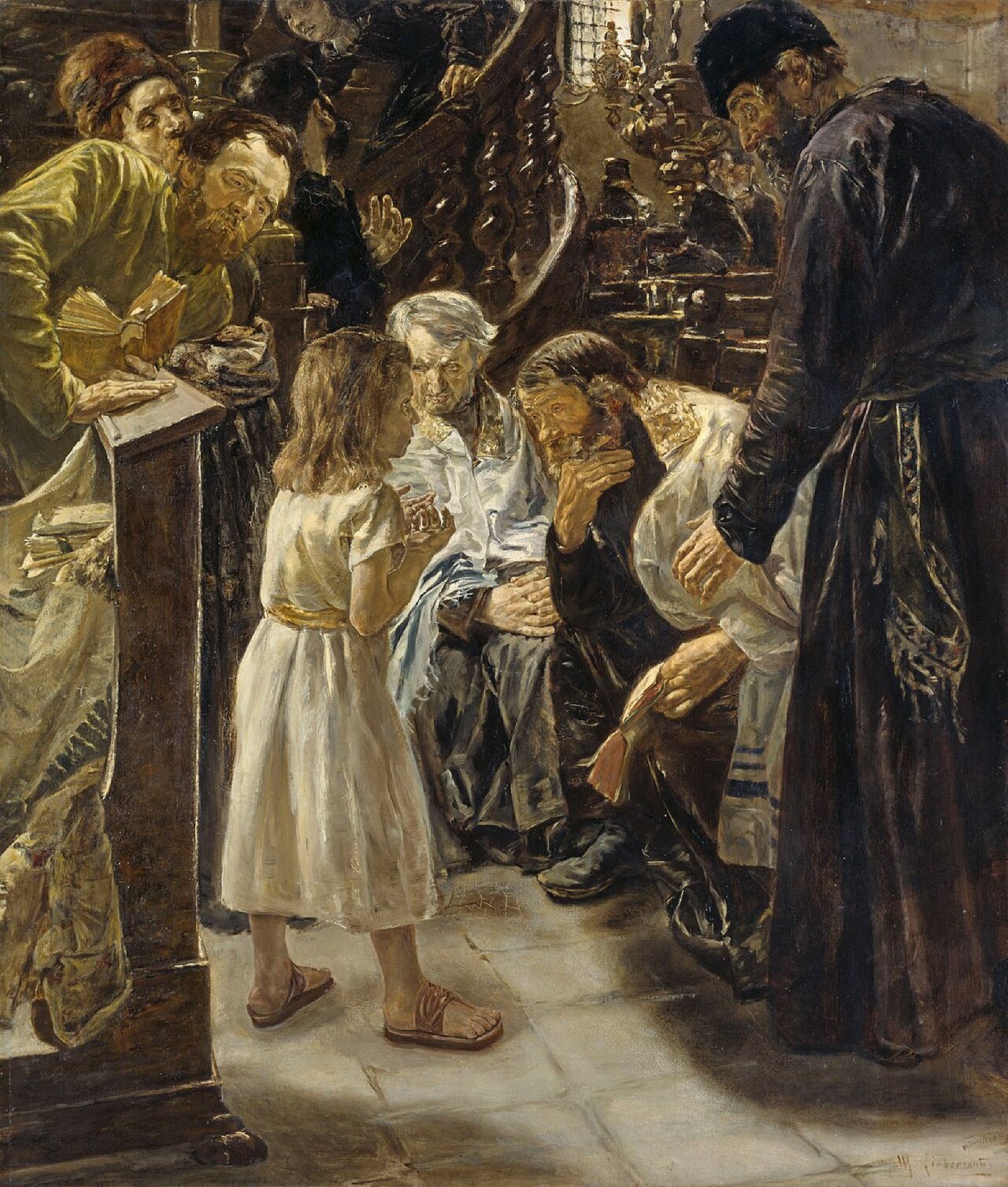 The Twelve-Year-Old Jesus in the Temple by Max Liebermann