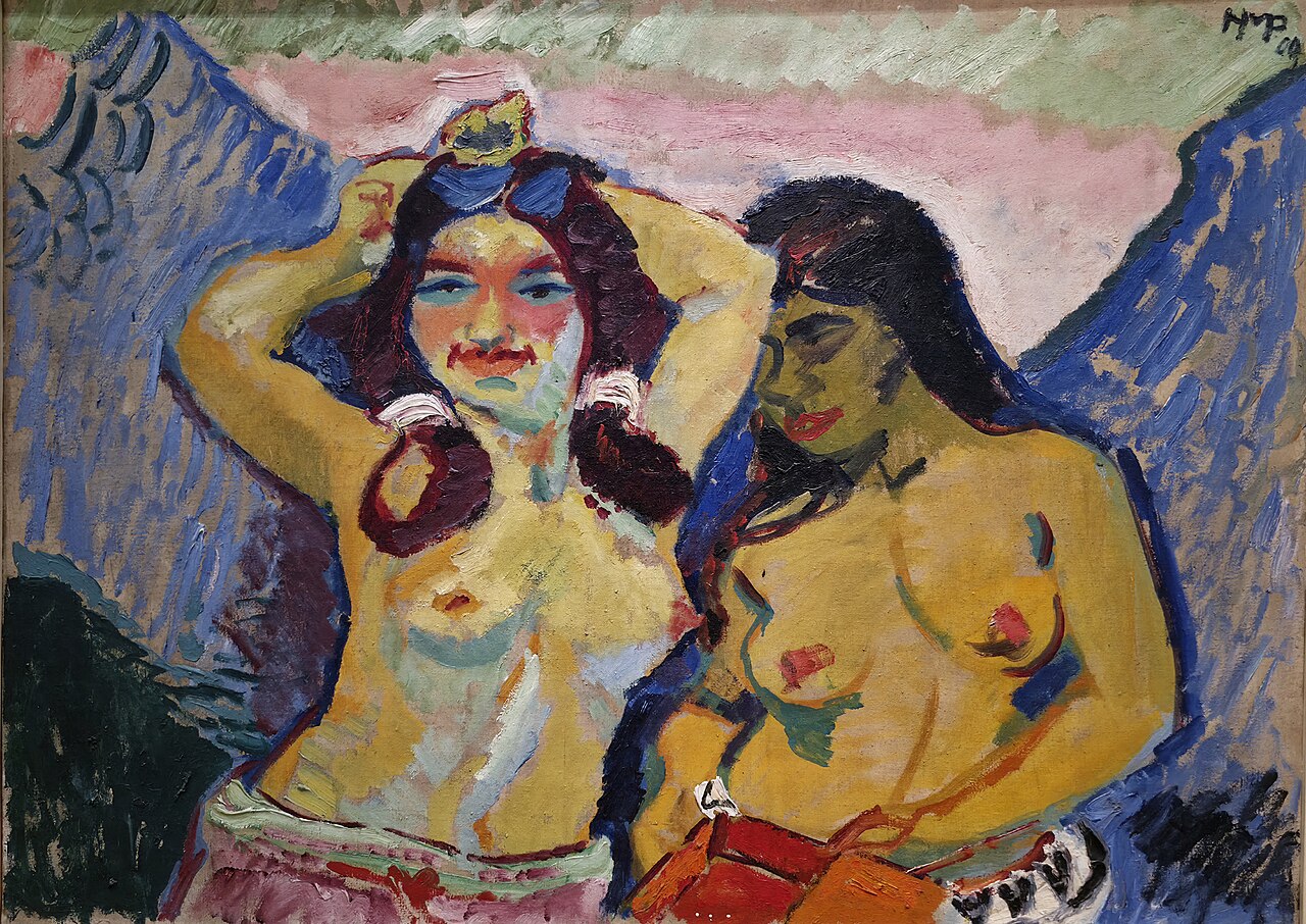 Two Girls by Max Pechstein