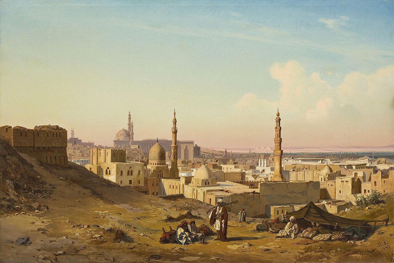 Bedouin Encampment near Cairo by Max Schmidt