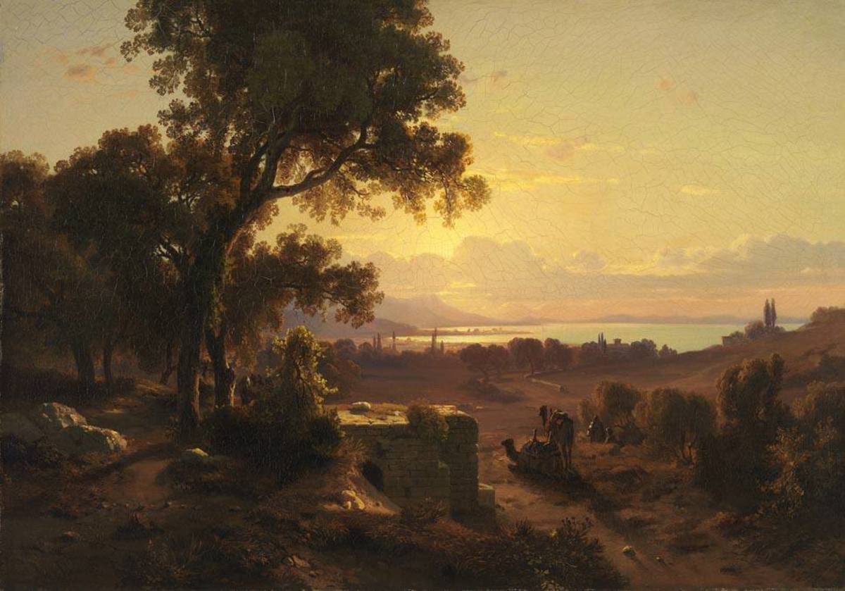 View of Smyrna, seen from the caravan route by Max Schmidt