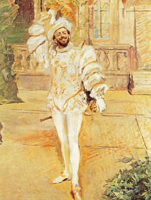 Das Champagnerlied by Max Slevogt
