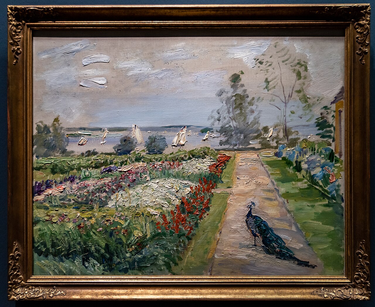 Flower Garden I in Neu Cladow by Max Slevogt