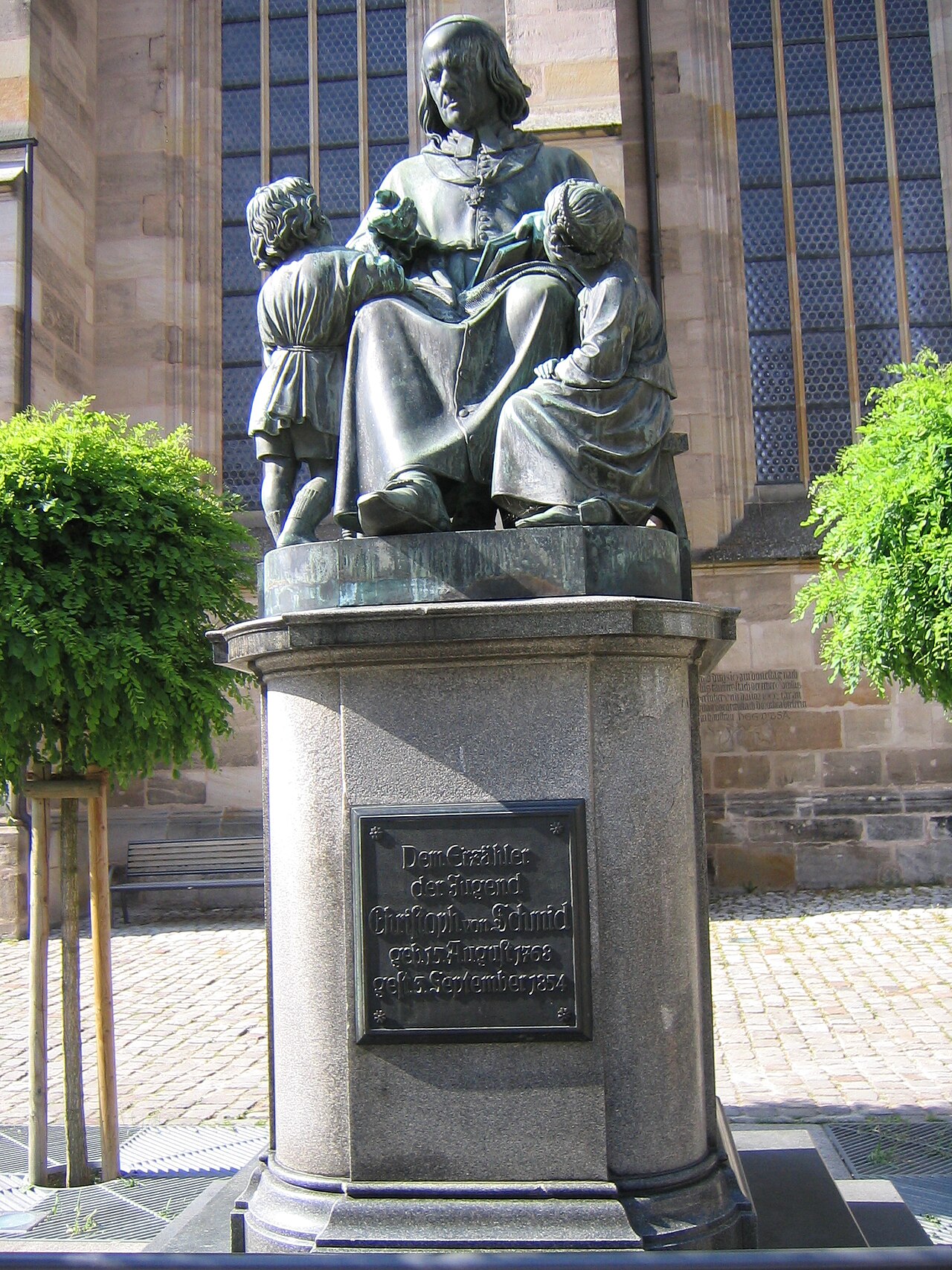 Christoph-von-Schmid monument by Max von Widnmann