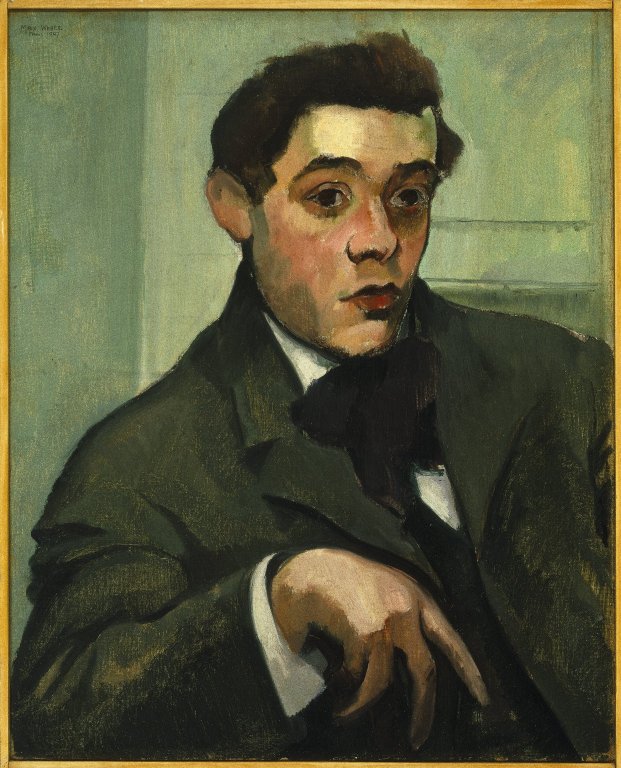 Porträt des Abraham Walkowitz by Max Weber