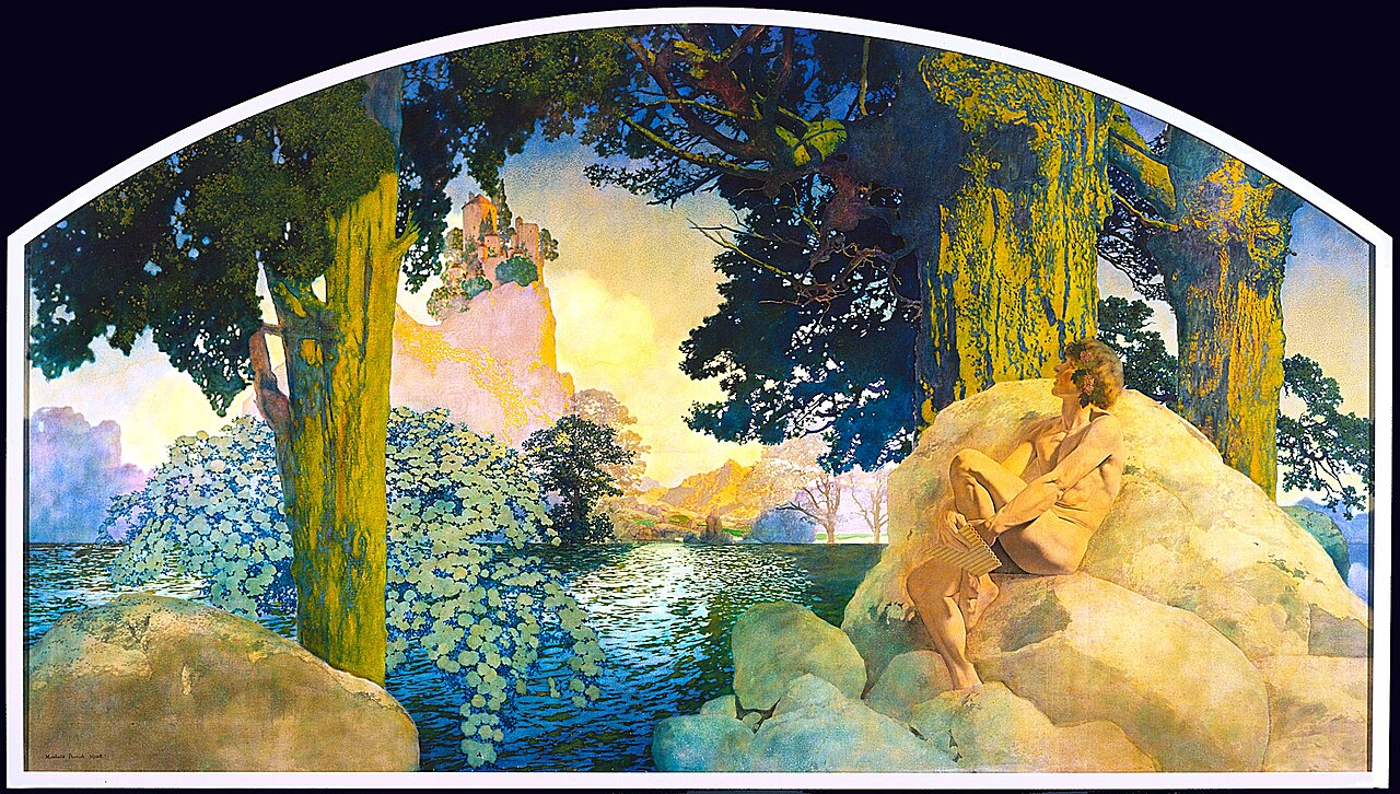 Dream Castle in the Sky by Maxfield Parrish