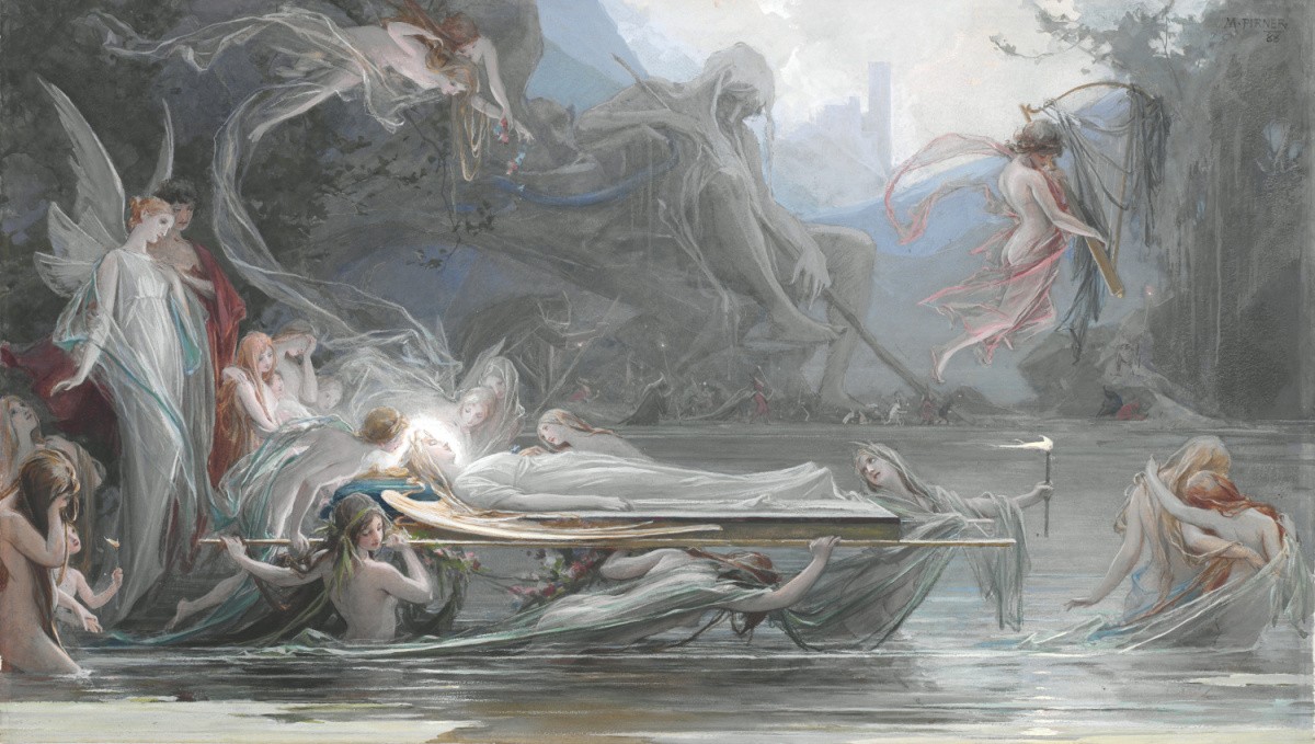 Funeral of a Fairy by Maximilian Pirner