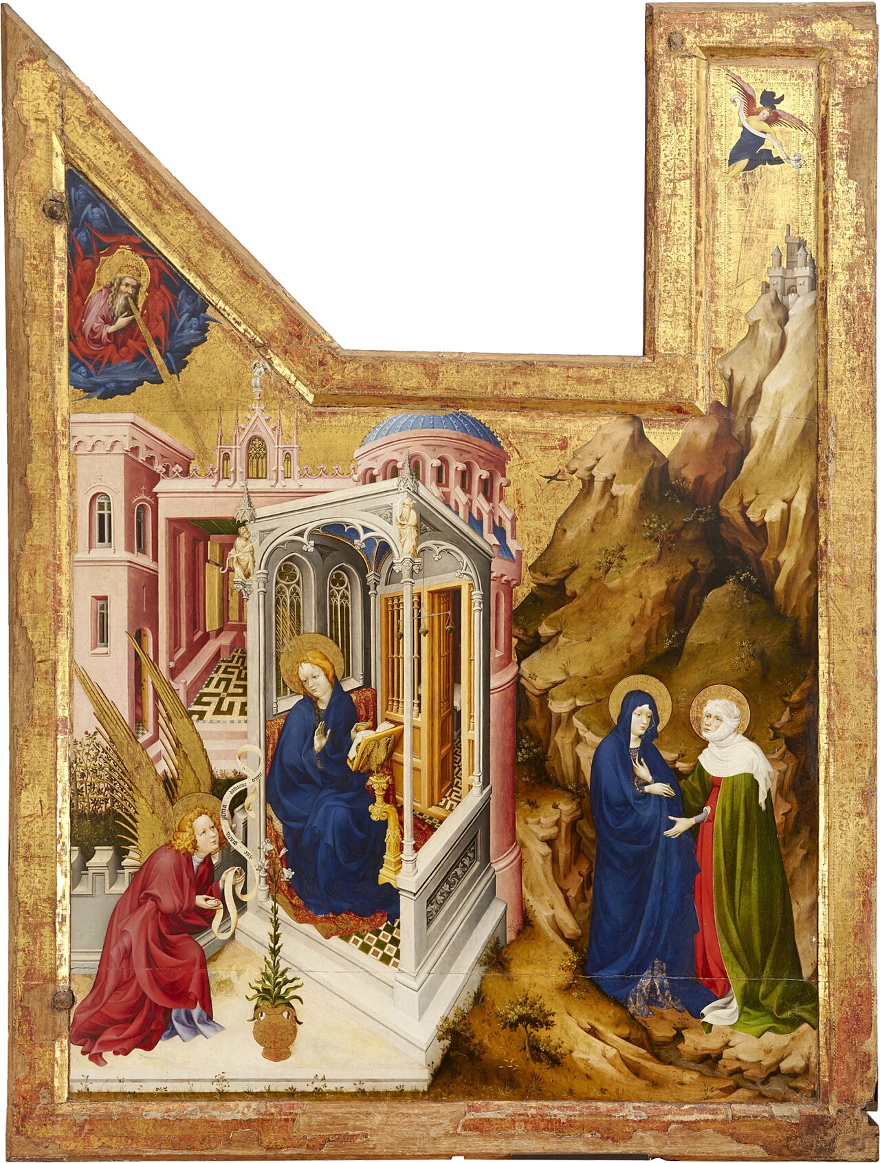 Annunciation and Visitation by Melchior Broederlam