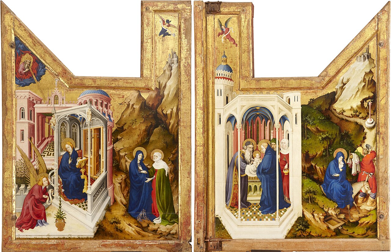 Crucifixion Retable by Melchior Broederlam