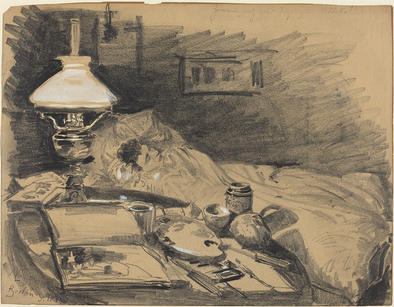 The Artist's Studio by Melchior Lechter