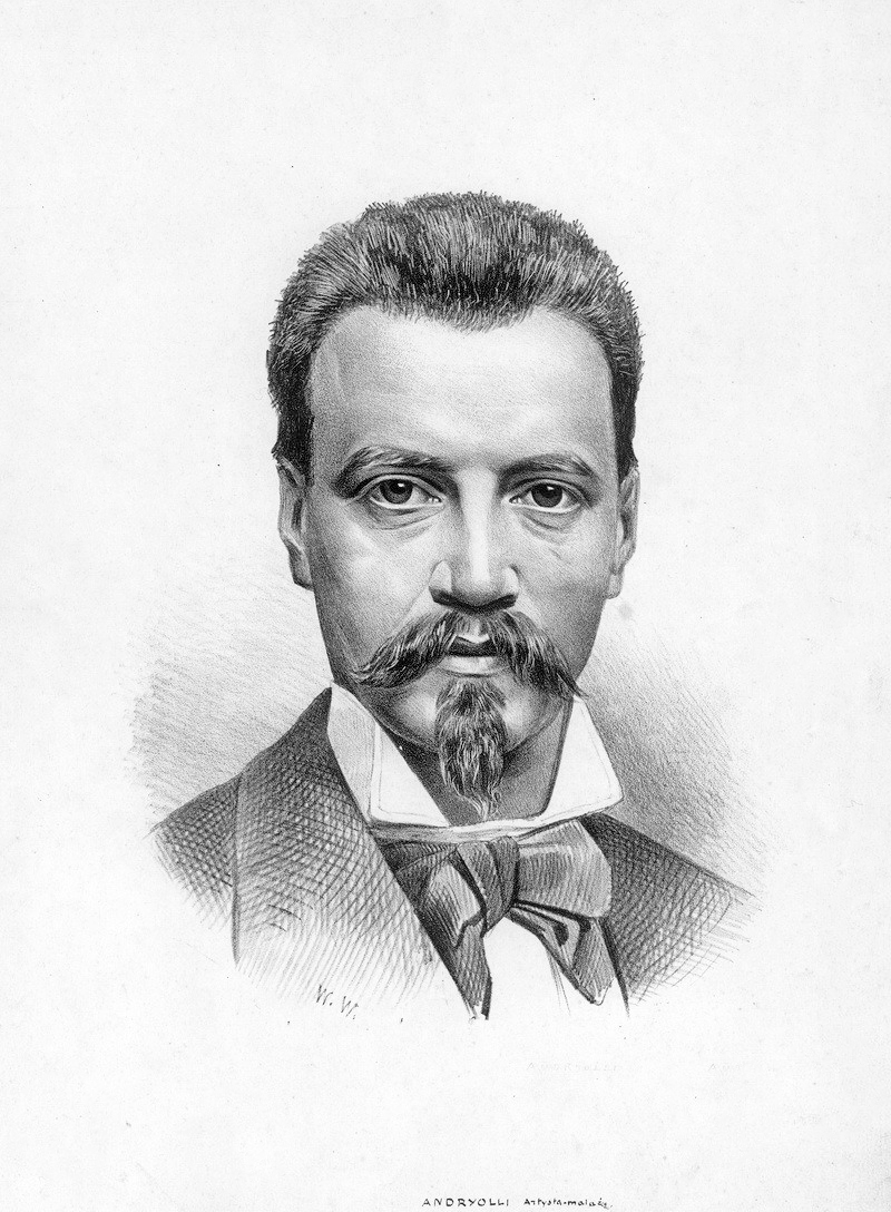 Portrait of Michał Elwiro Andriolli