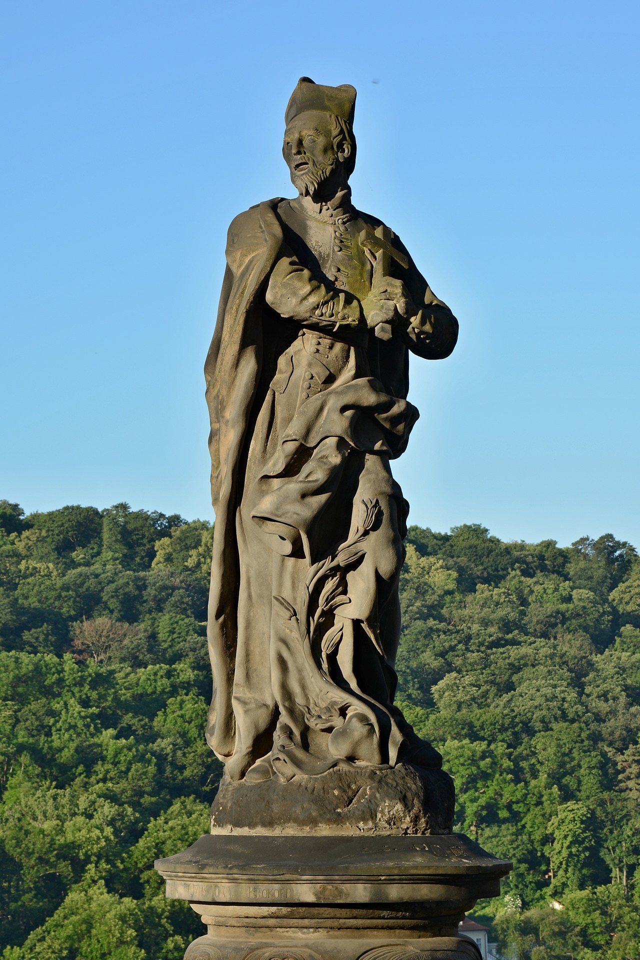 Statue of Saint Philip Neri (Prague) by Michael Johann Joseph Brokoff