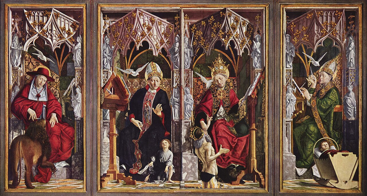 Altarpiece of the Church Fathers by Michael Pacher