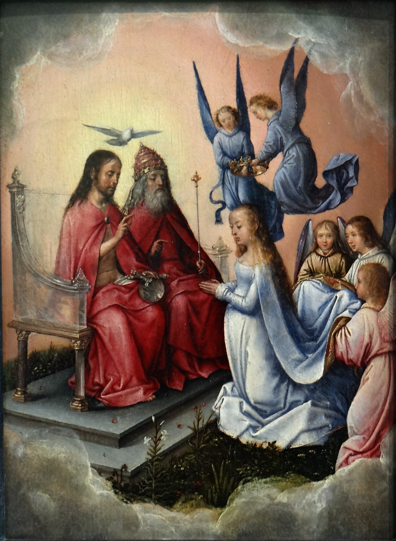The Coronation of the Virgin by Michael Sittow