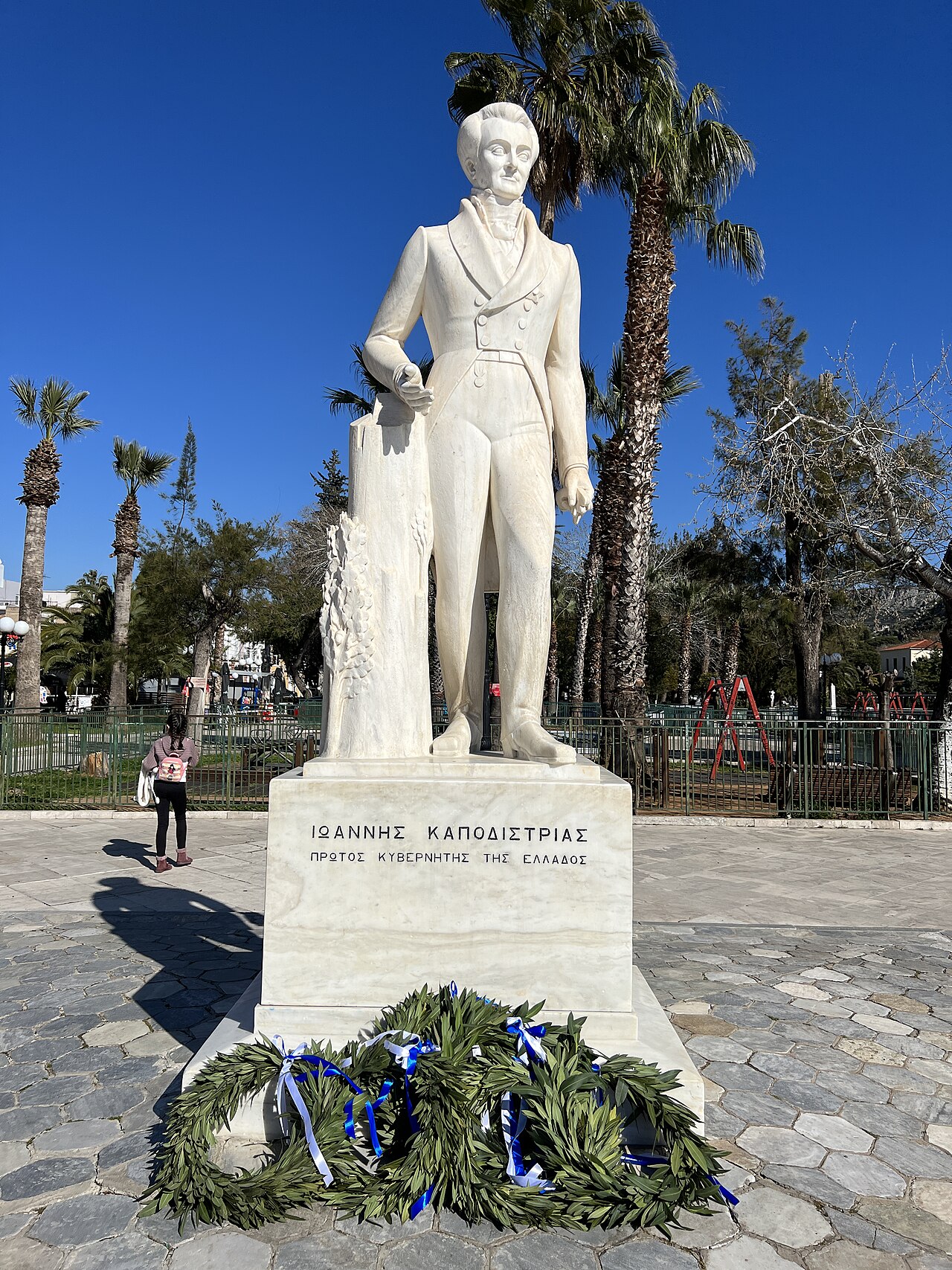 Statue of Ioannis Kapodistrias, Nauplion by Michael Tombros