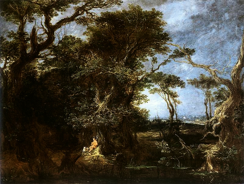 Landscape with St. John the Baptist by Michael Willmann
