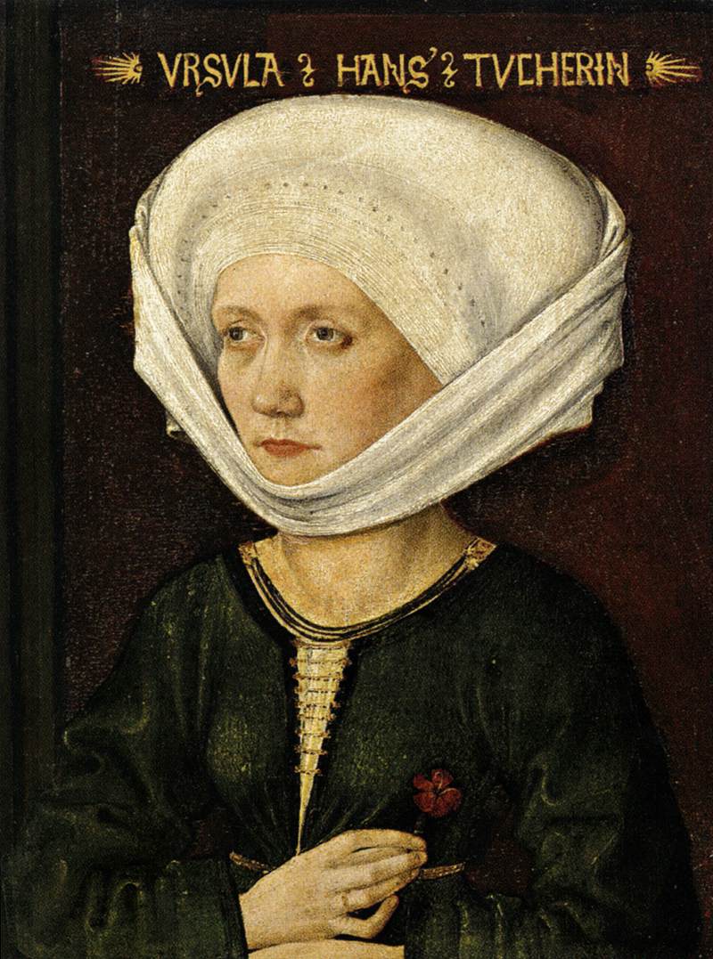 Portrait of Ursula Tucher by Michael Wolgemut