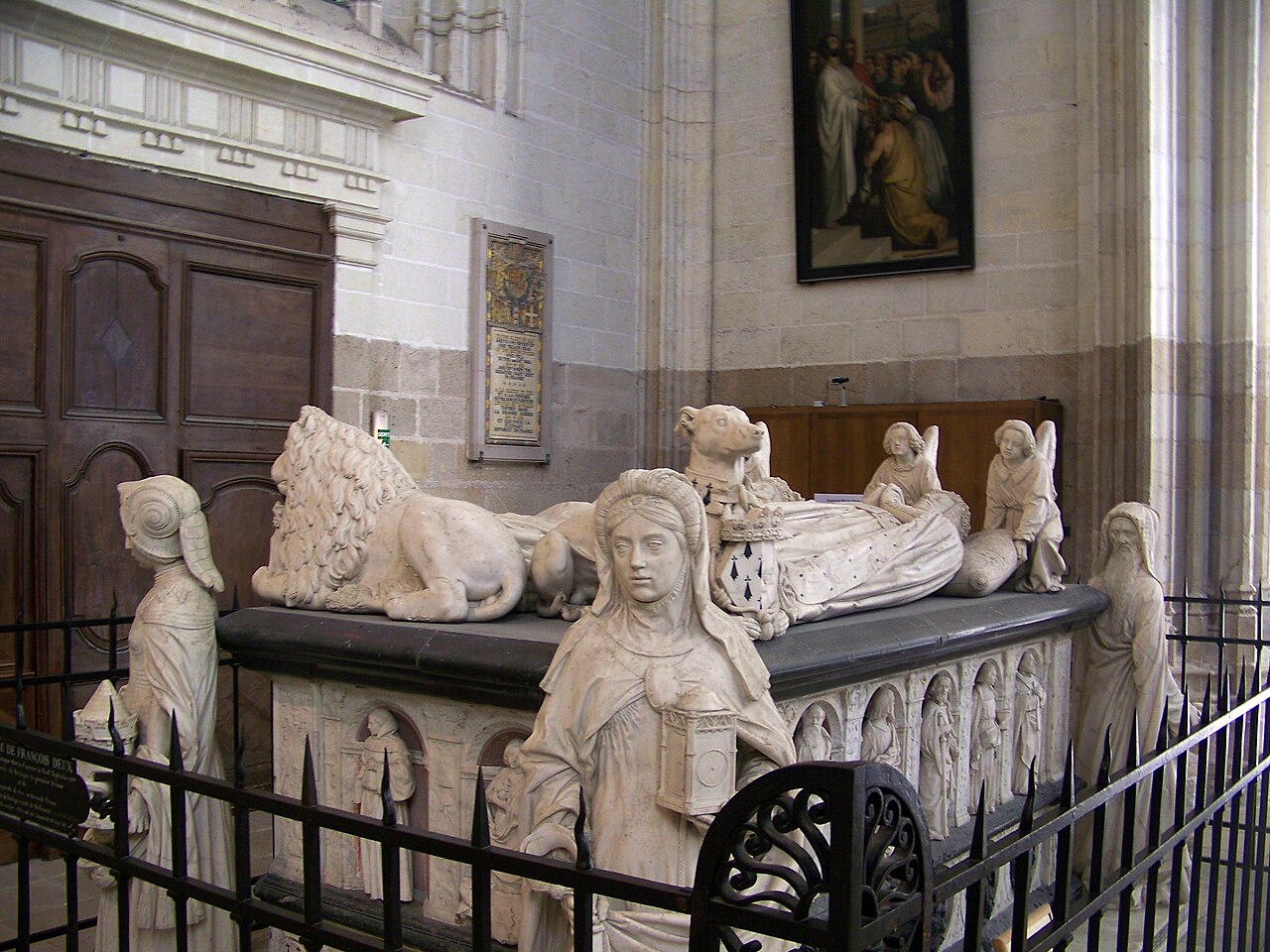 Tomb of Francis II, Duke of Brittany by Michel Colombe