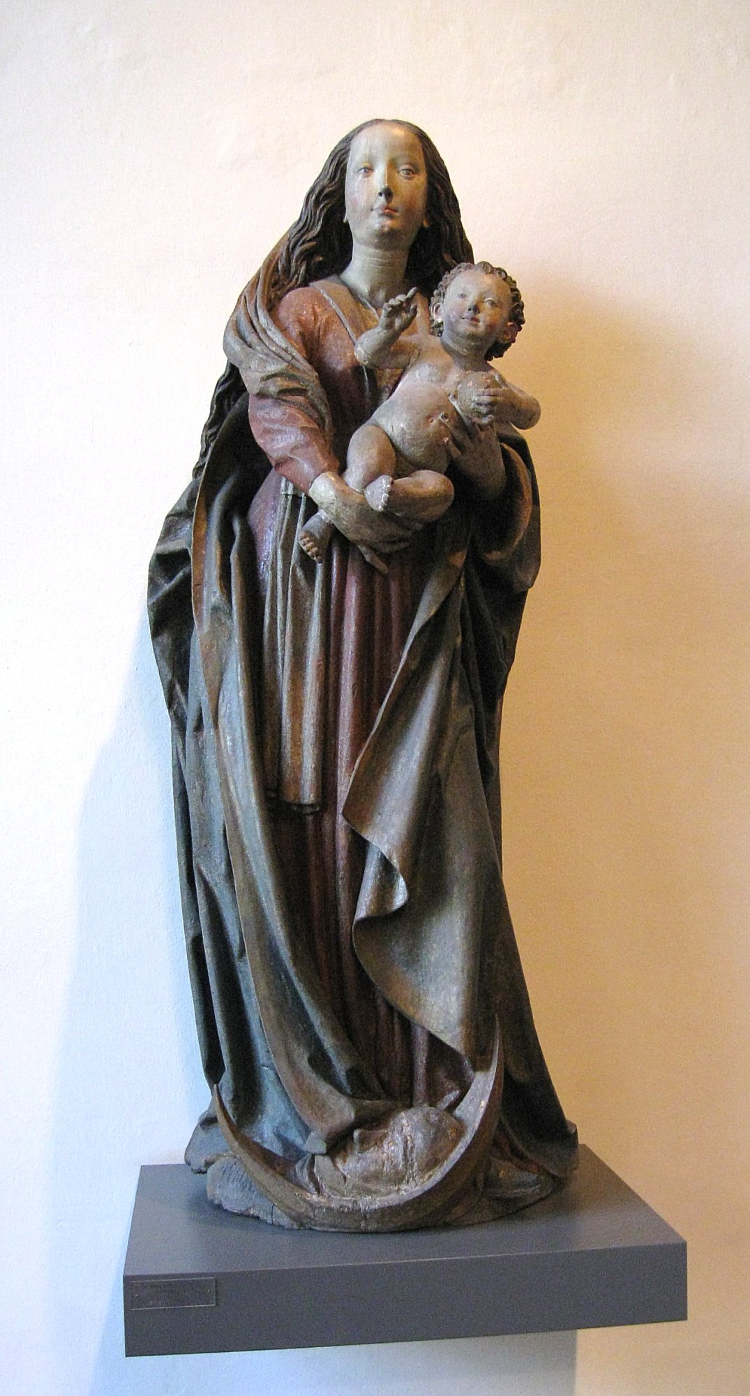 Madonna on a Moon Crescent by Michel Erhart