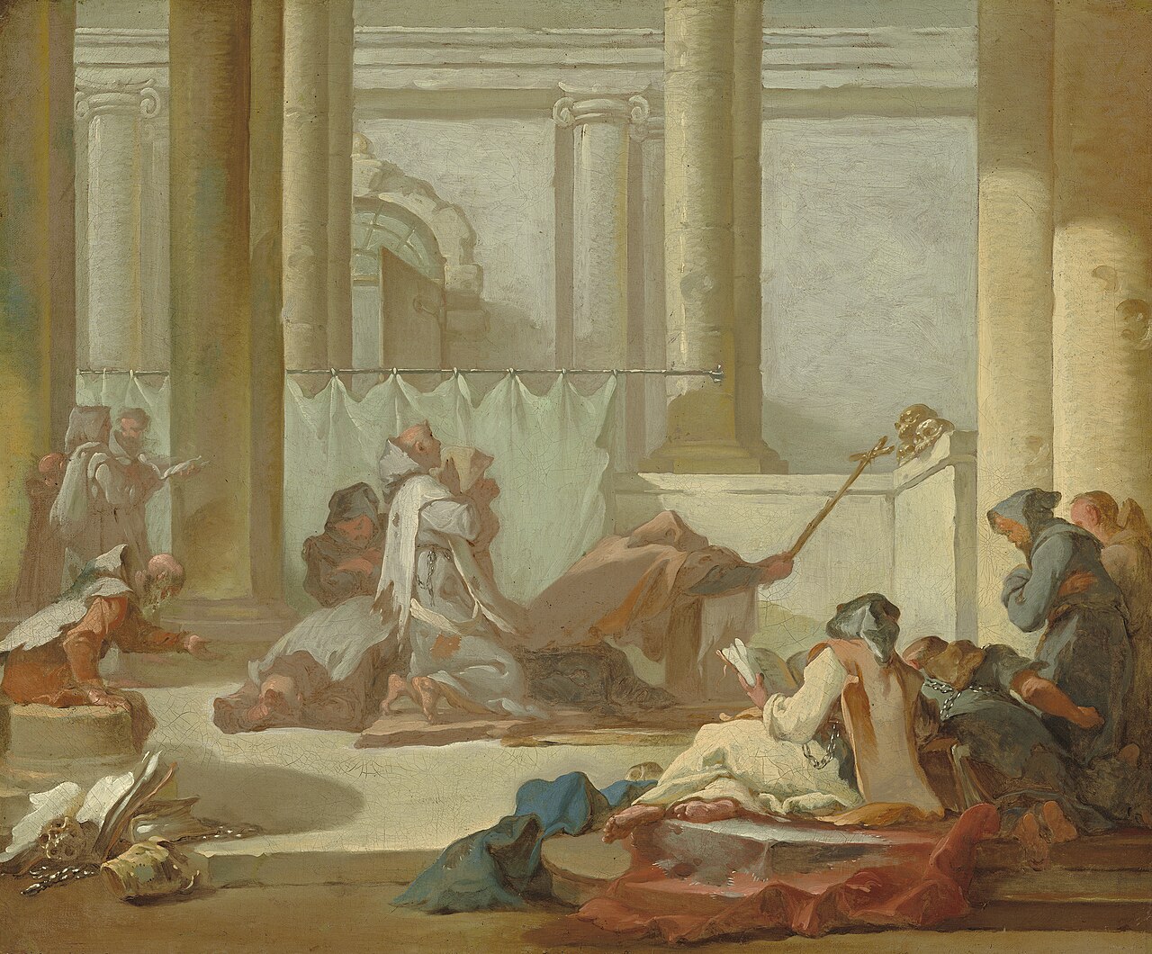 The Adoration of the Skulls by Michel-François Dandré-Bardon