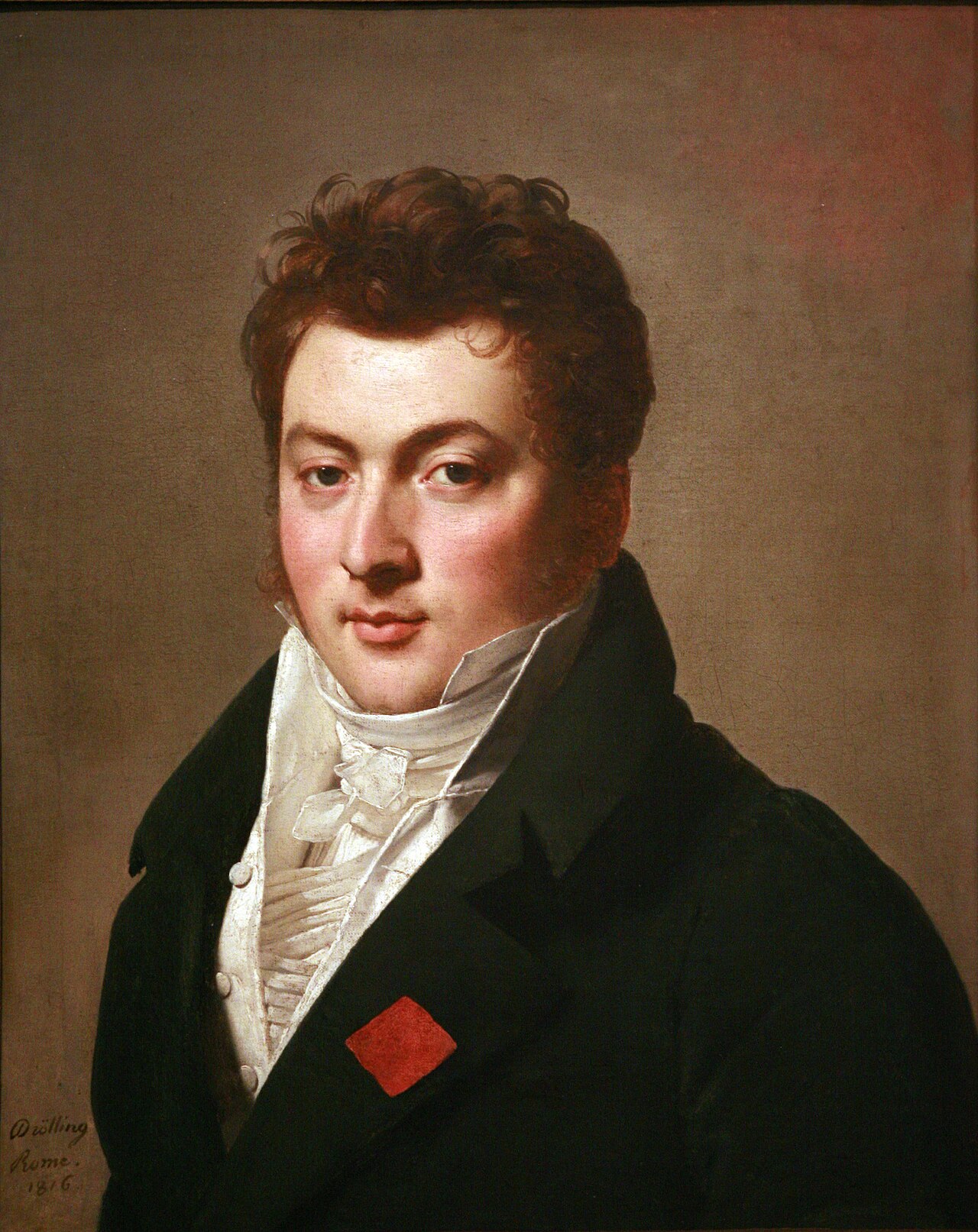 Portrait of mister de Courcy (formerly intendant to Murat - king of Naples) by Michel Martin Drolling