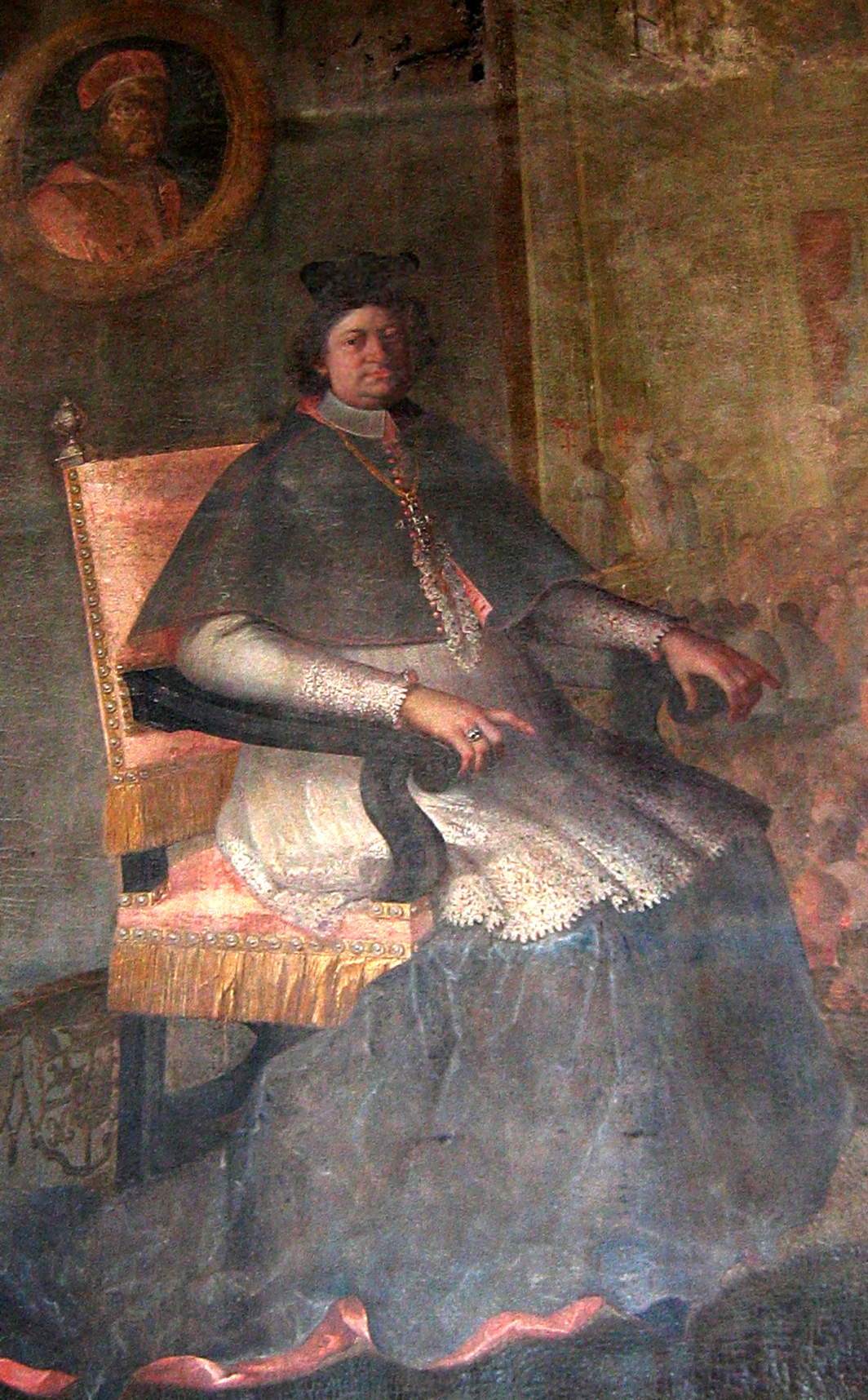 Aleksander Wyhowski, bishop of Lutzk by Michelangelo Palloni