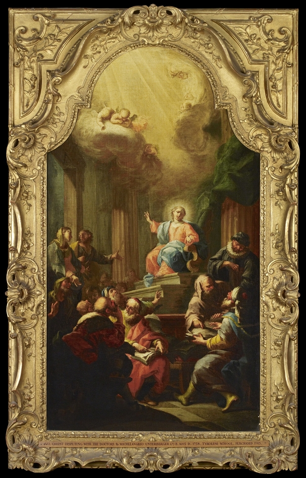 Christ disputing with the Doctors by Michelangelo Unterberger