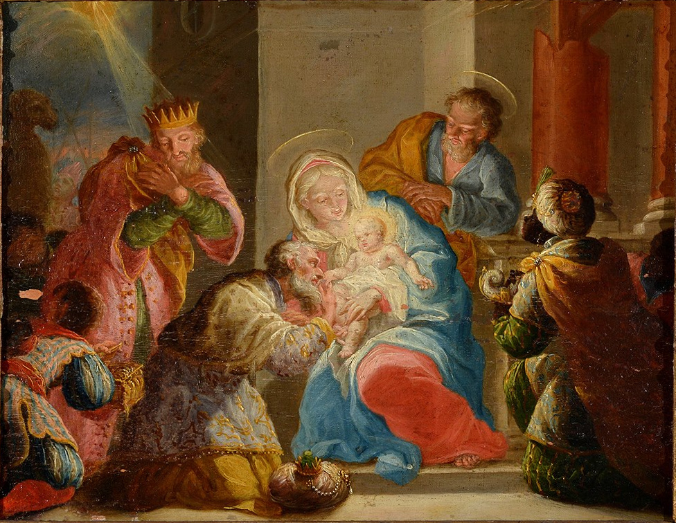 The Adoration of the Magi by Michelangelo Unterberger