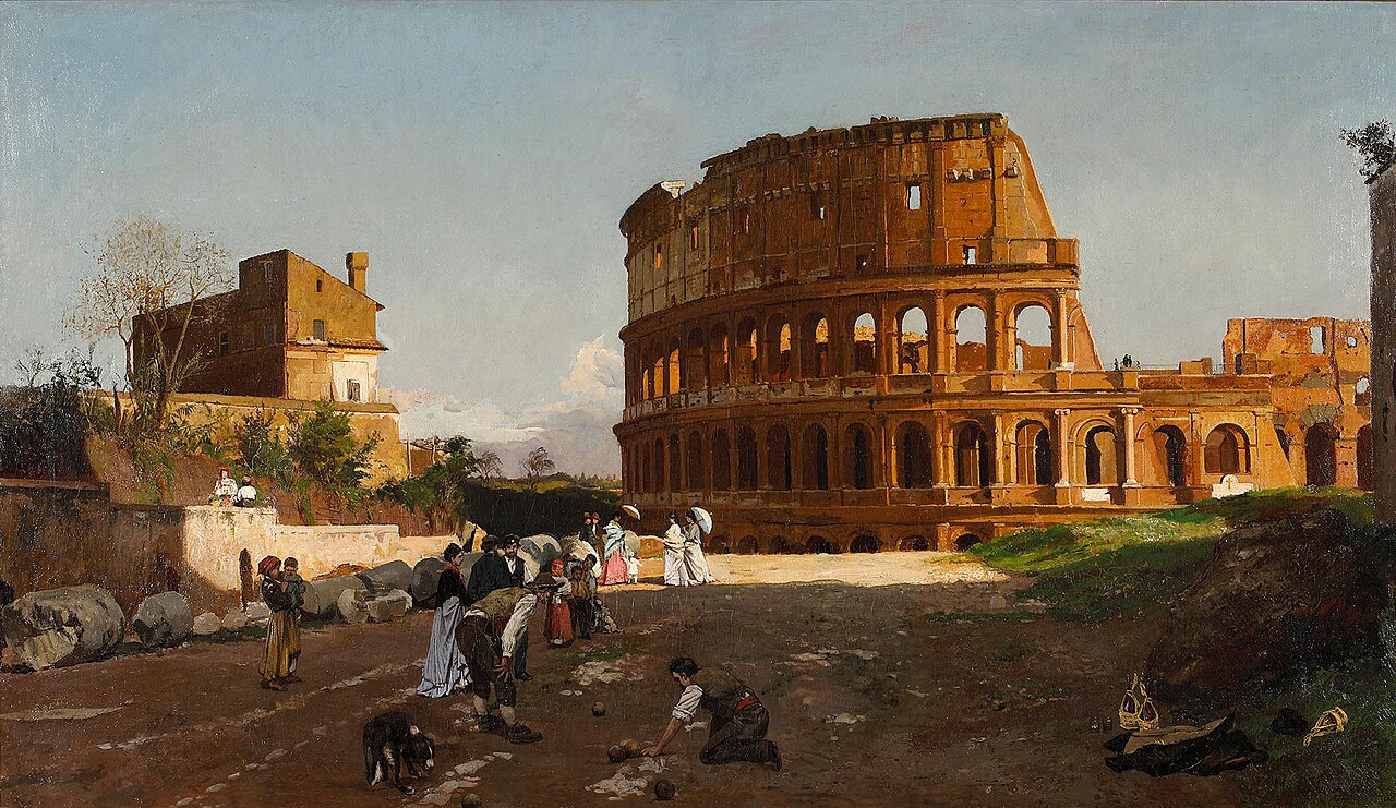 By the Colosseum by Michele Cammarano