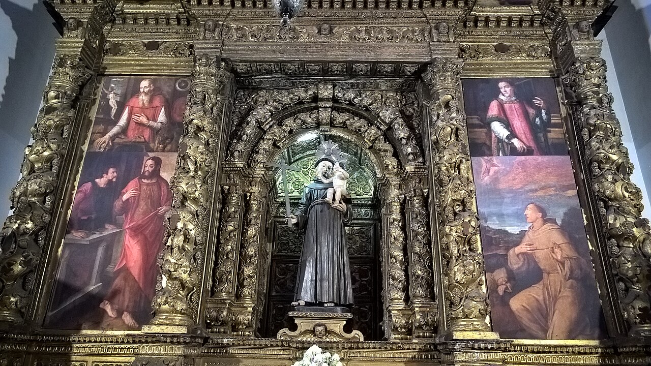 Flemish Polyptych of the Saint Anthony Altar by Michiel Coxie