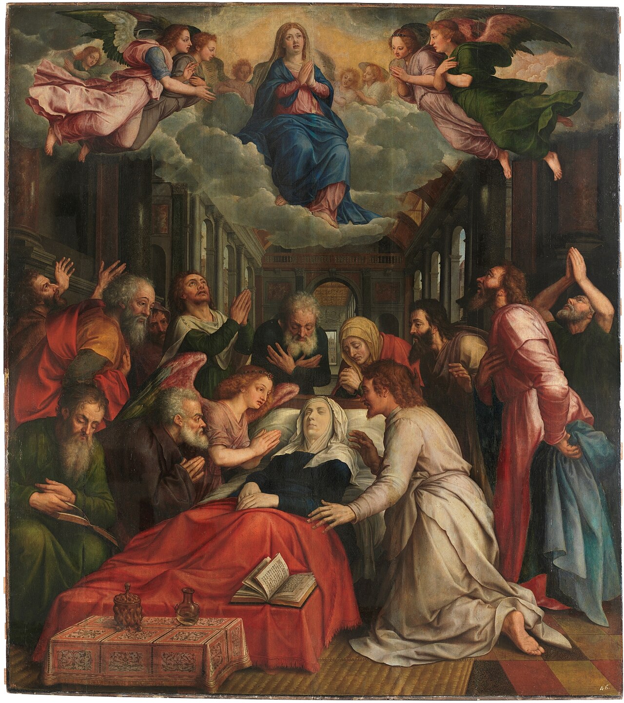The Death of the Virgin by Michiel Coxie