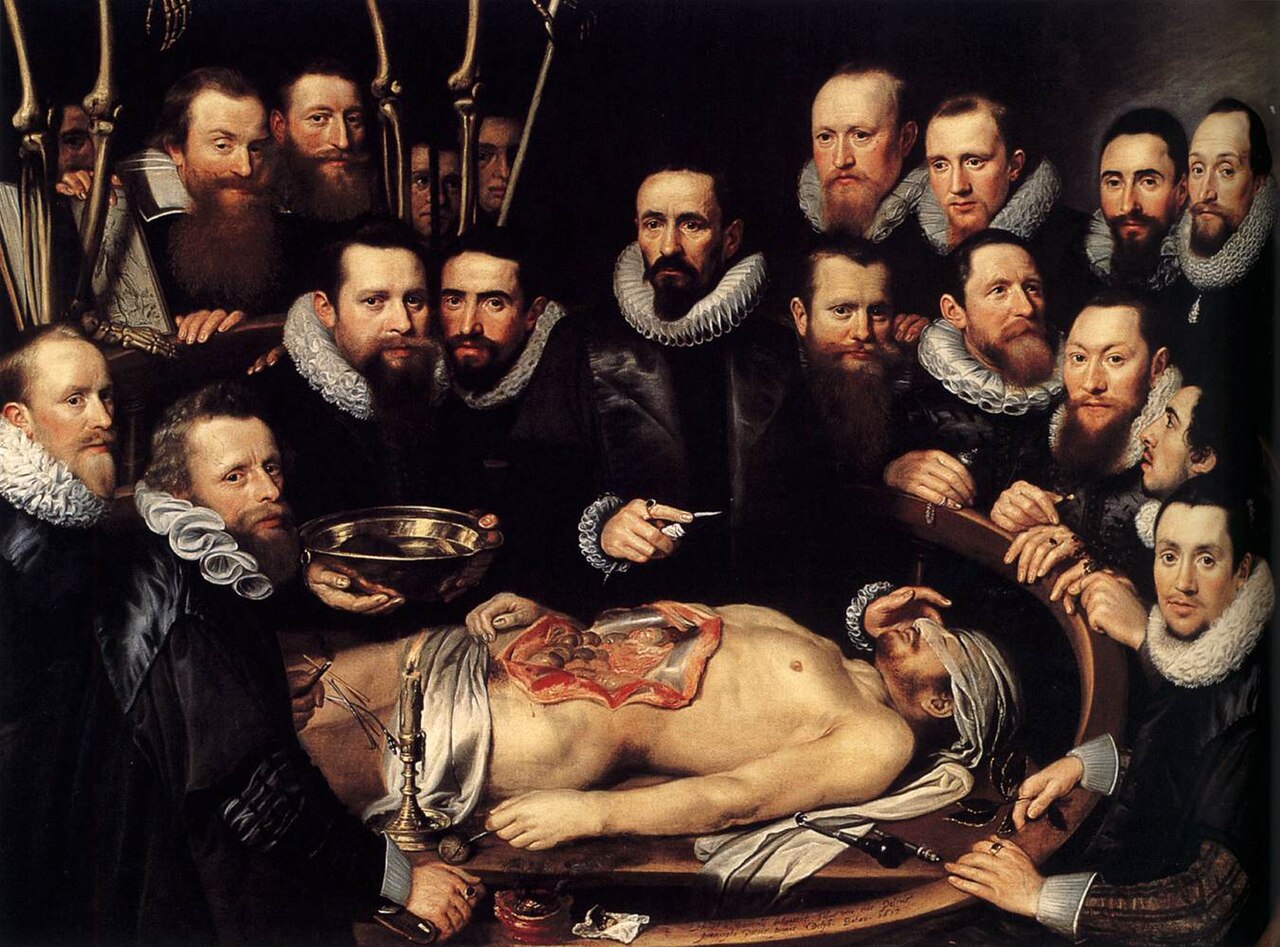 Anatomy Lesson of Dr. Willem van der Meer by Michiel Jansz. van Mierevelt
