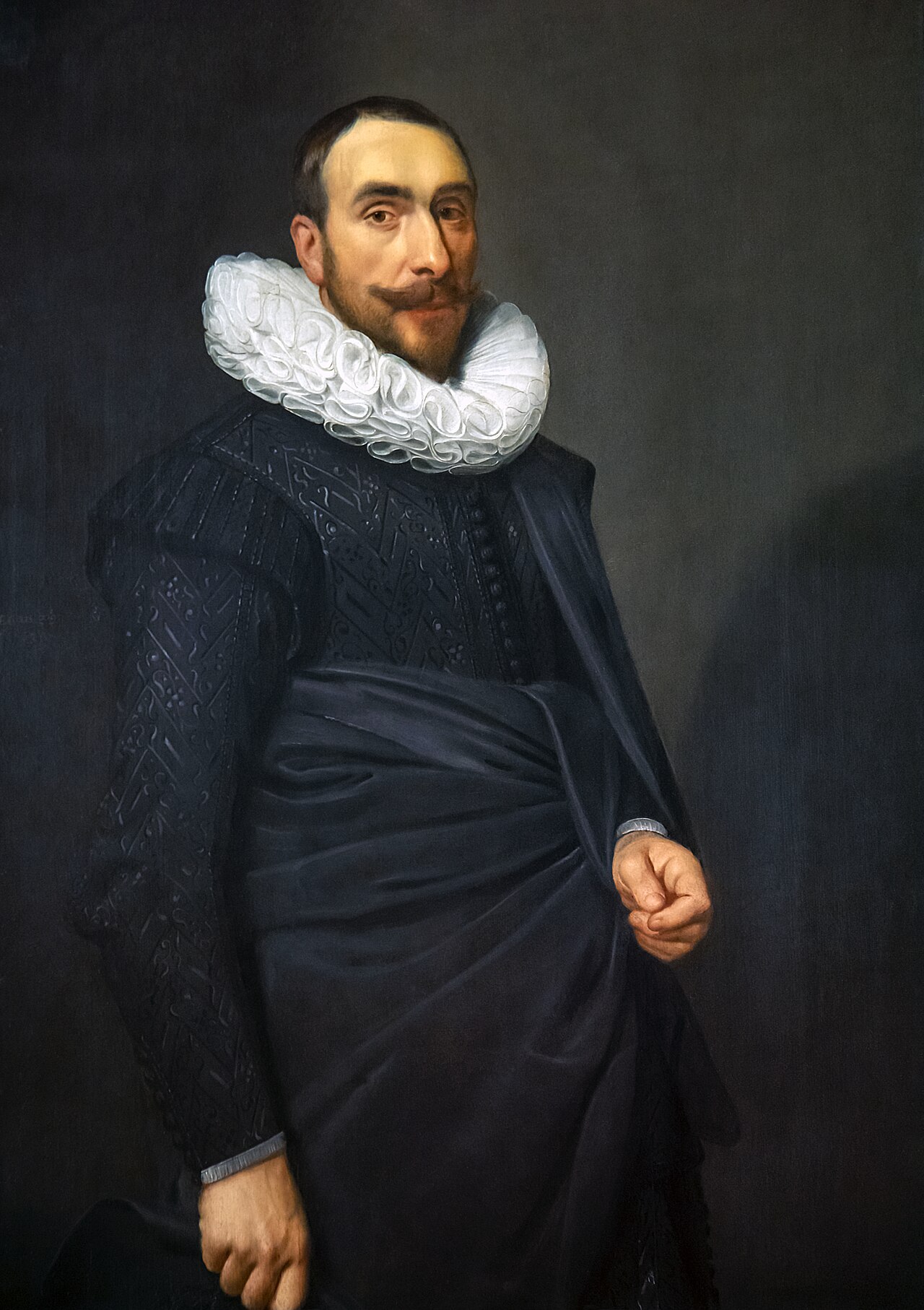 Portrait of a man by Michiel Jansz. van Mierevelt