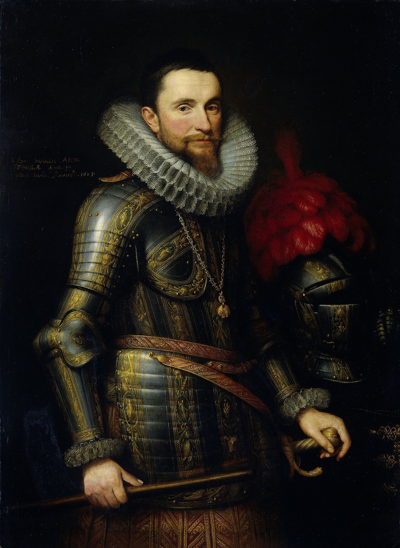 Portrait of Ambrogio Spinola (1569-1630) by Michiel Jansz. van Mierevelt