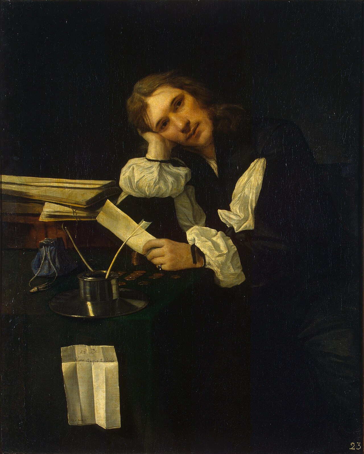 Portrait of a Young Man by Michiel Sweerts