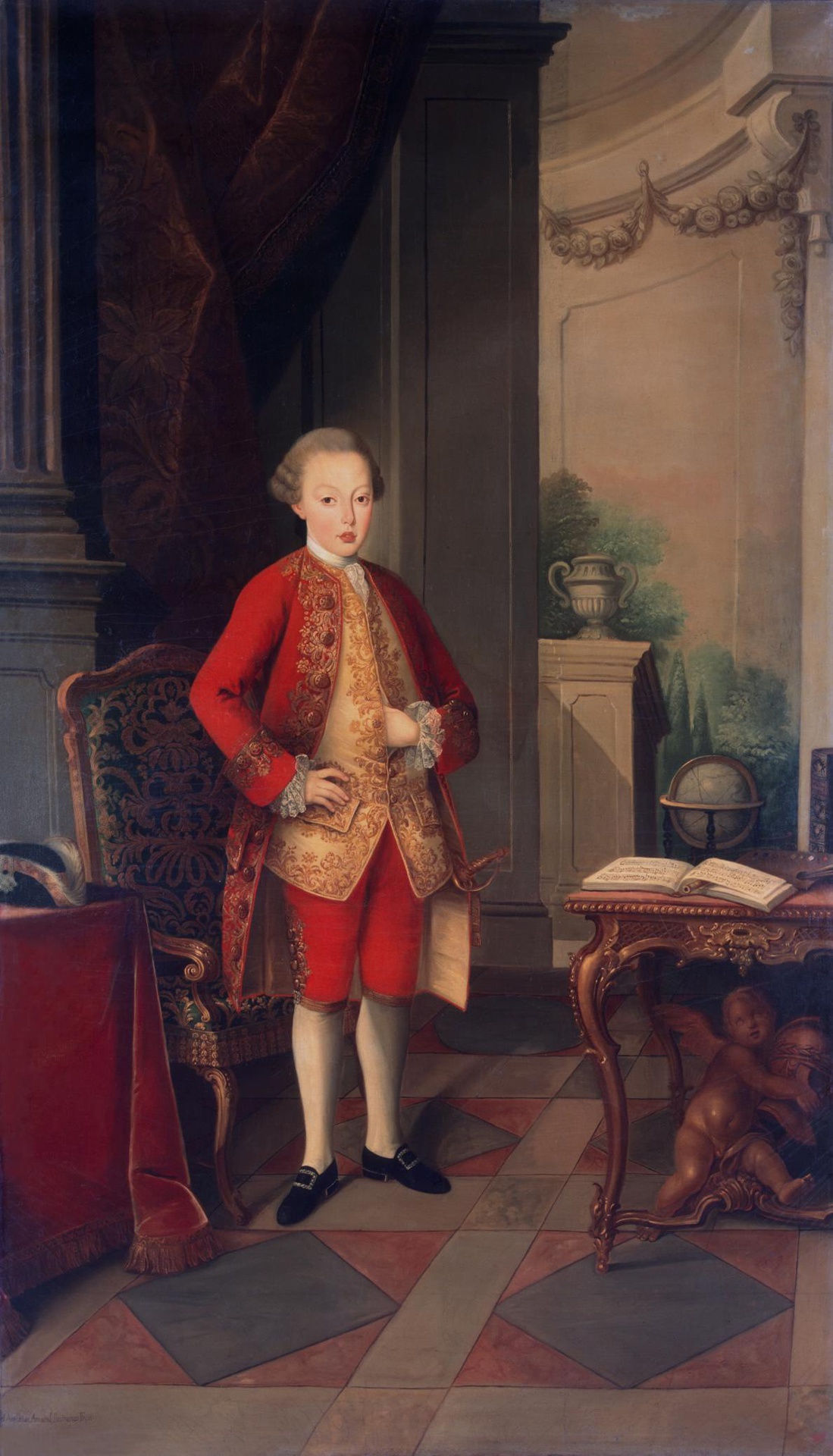 Portrait of Joseph, Prince of Brasil and Beira by Miguel António do Amaral