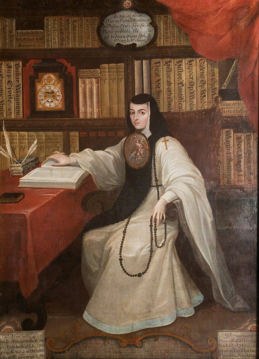 Portrait of Sor Juana Inés de la Cruz by Miguel Cabrera