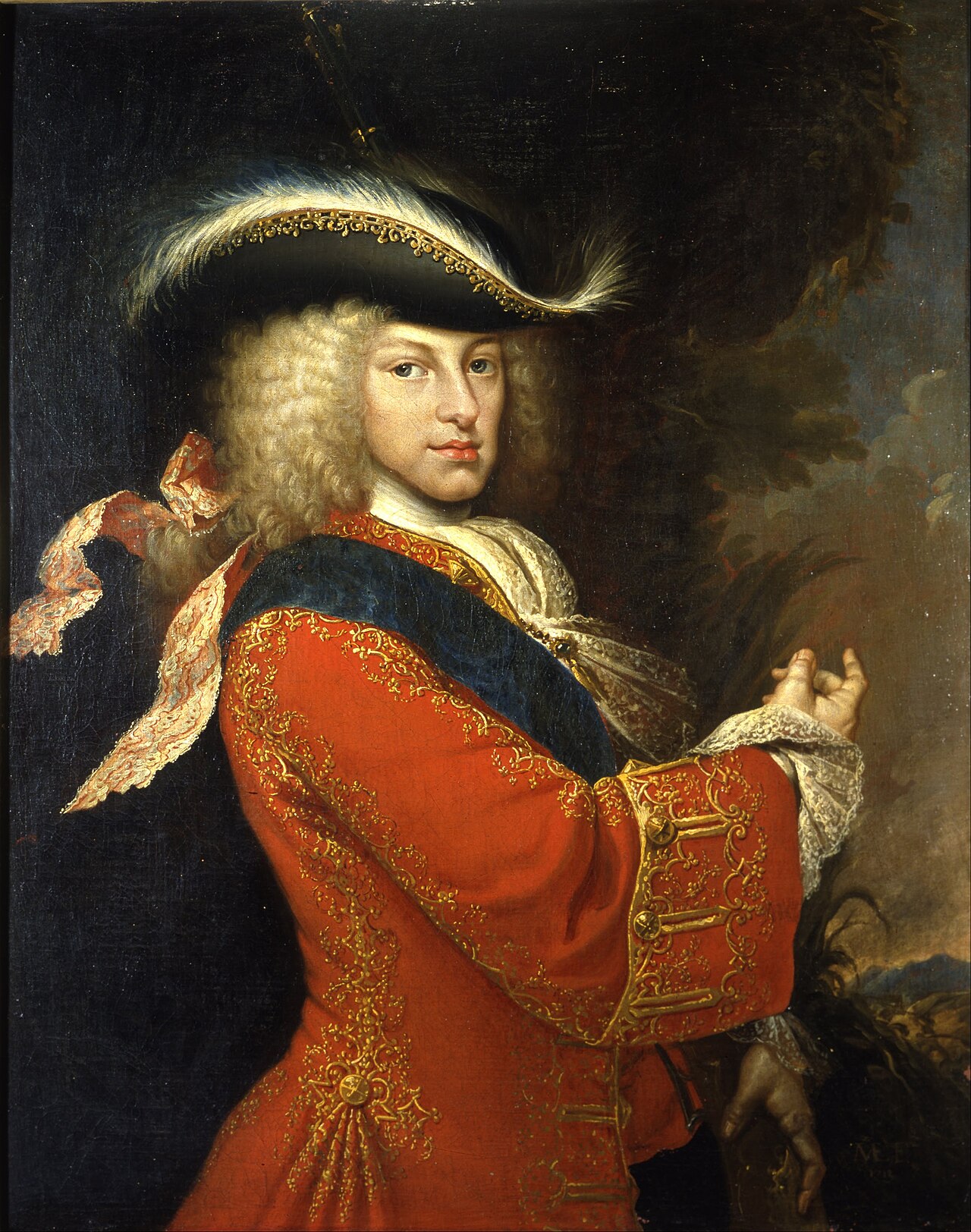 Philip V in Hunting Costume by Miguel Jacinto Meléndez