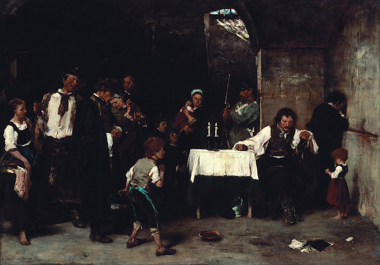 The Condemned Cell I by Mihály Munkácsy