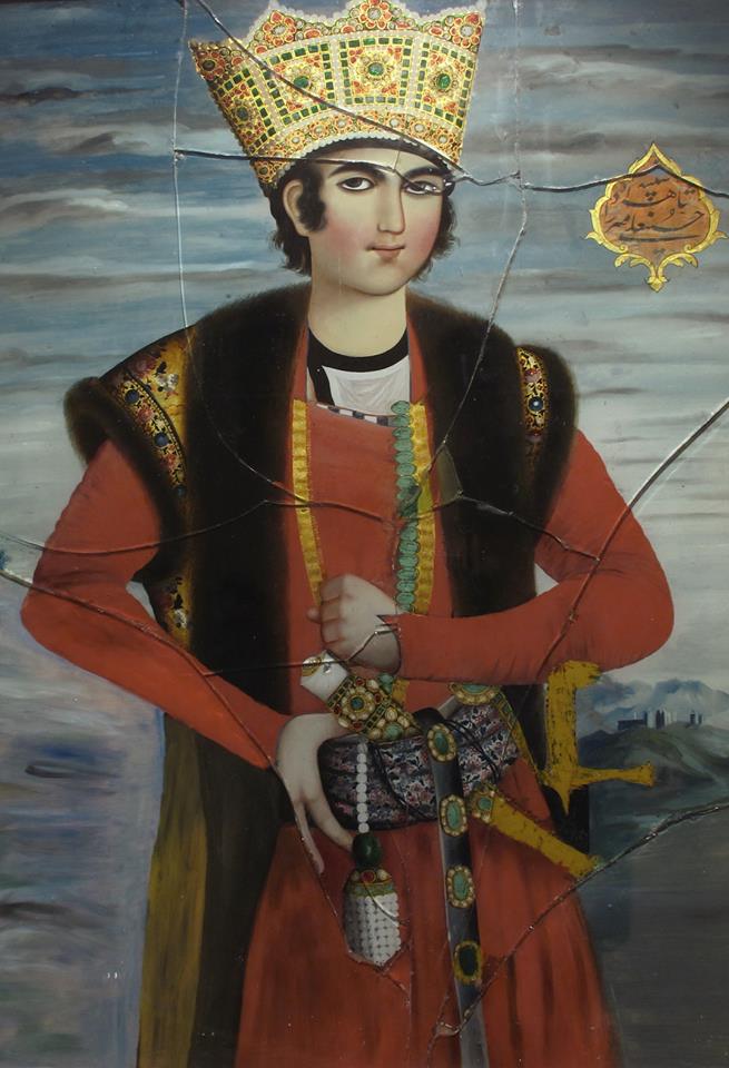 Portrait of Hosseinali Mirza by Mihr 'Ali
