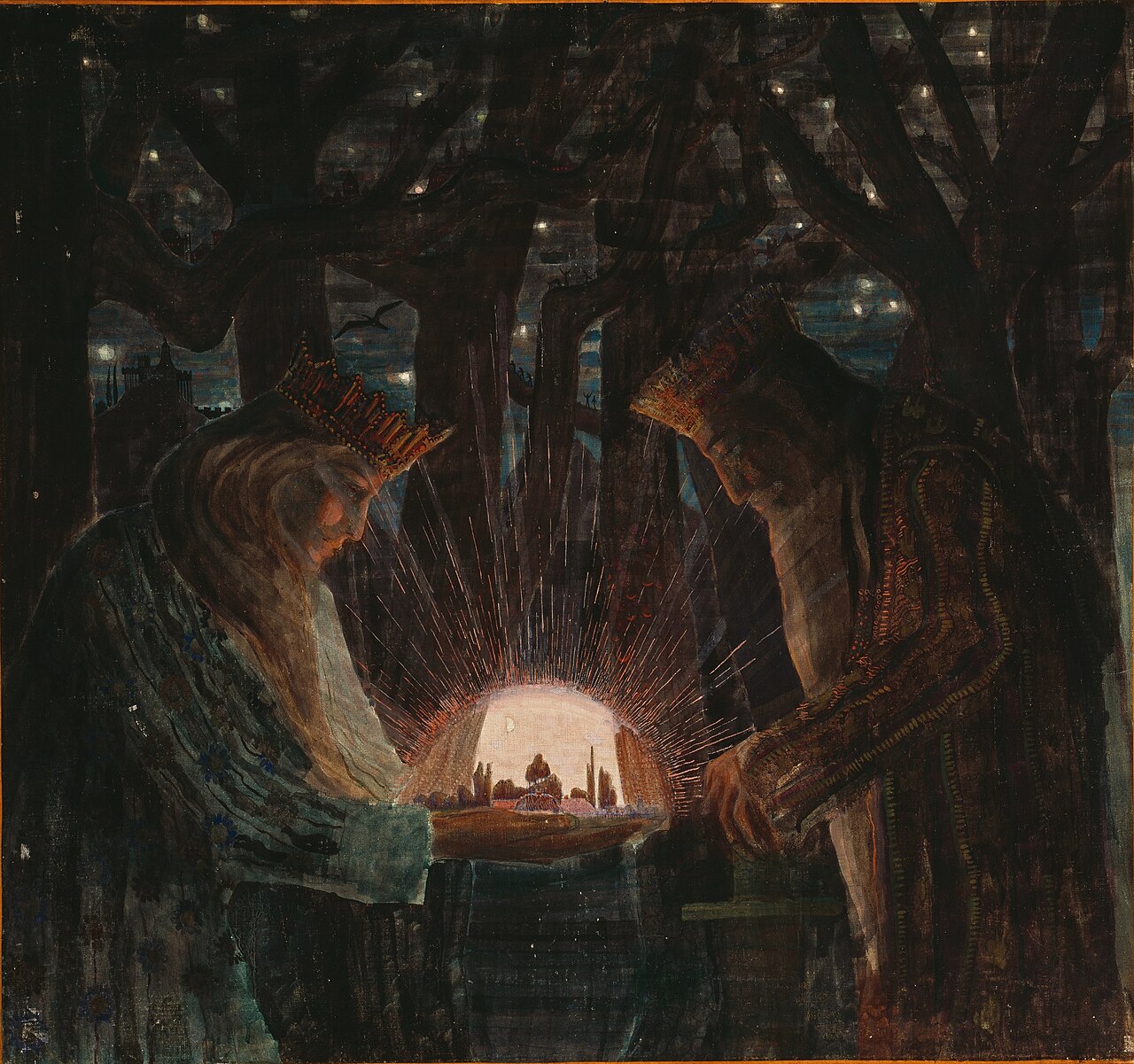 Kings' Fairy Tale by Mikalojus Konstantinas Čiurlionis