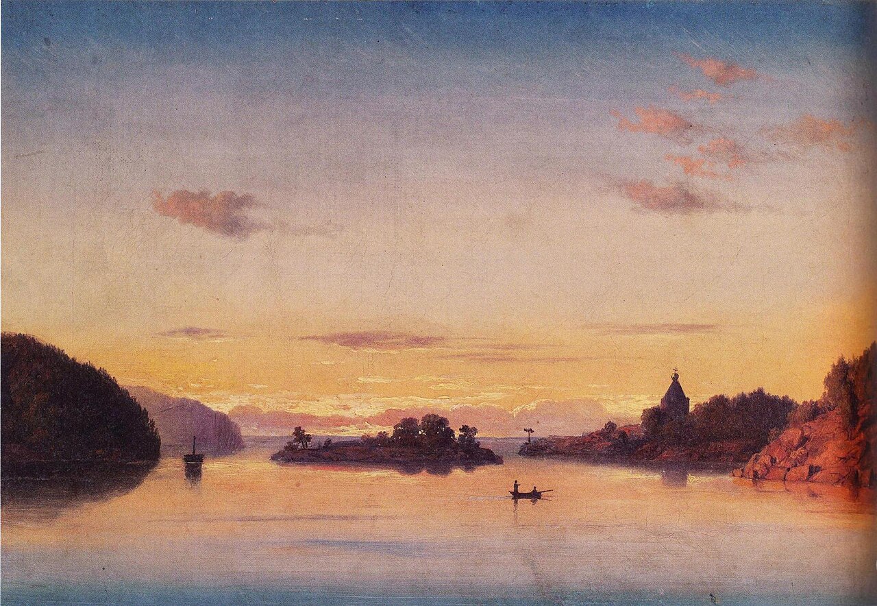 View of Lake Ladoga by Mikhail Clodt von Jürgensburg