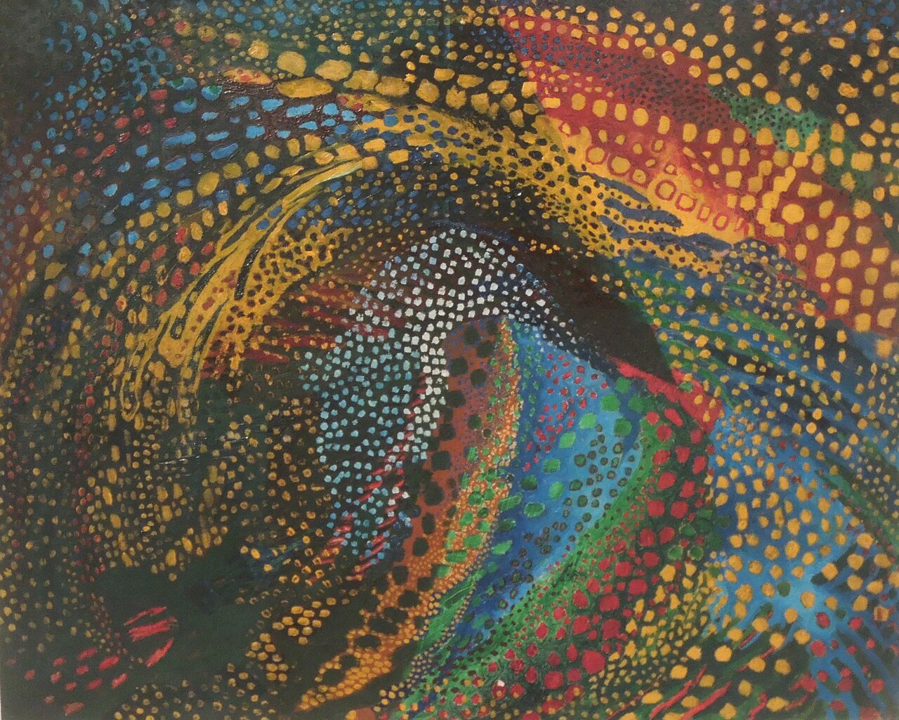 Painterly-Musical Construction II by Mikhail Matyushin