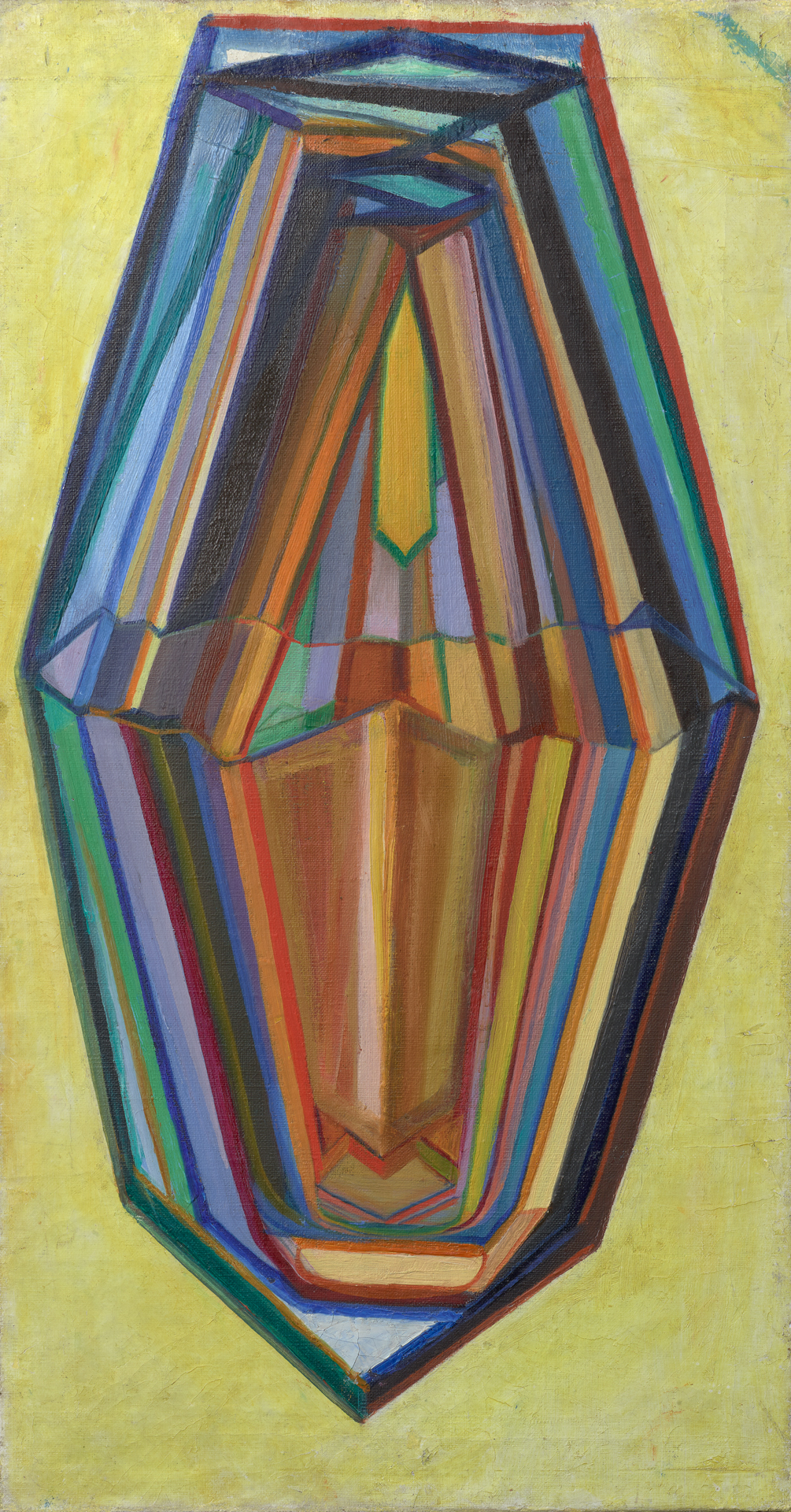 Self-Portrait "Crystal" by Mikhail Matyushin