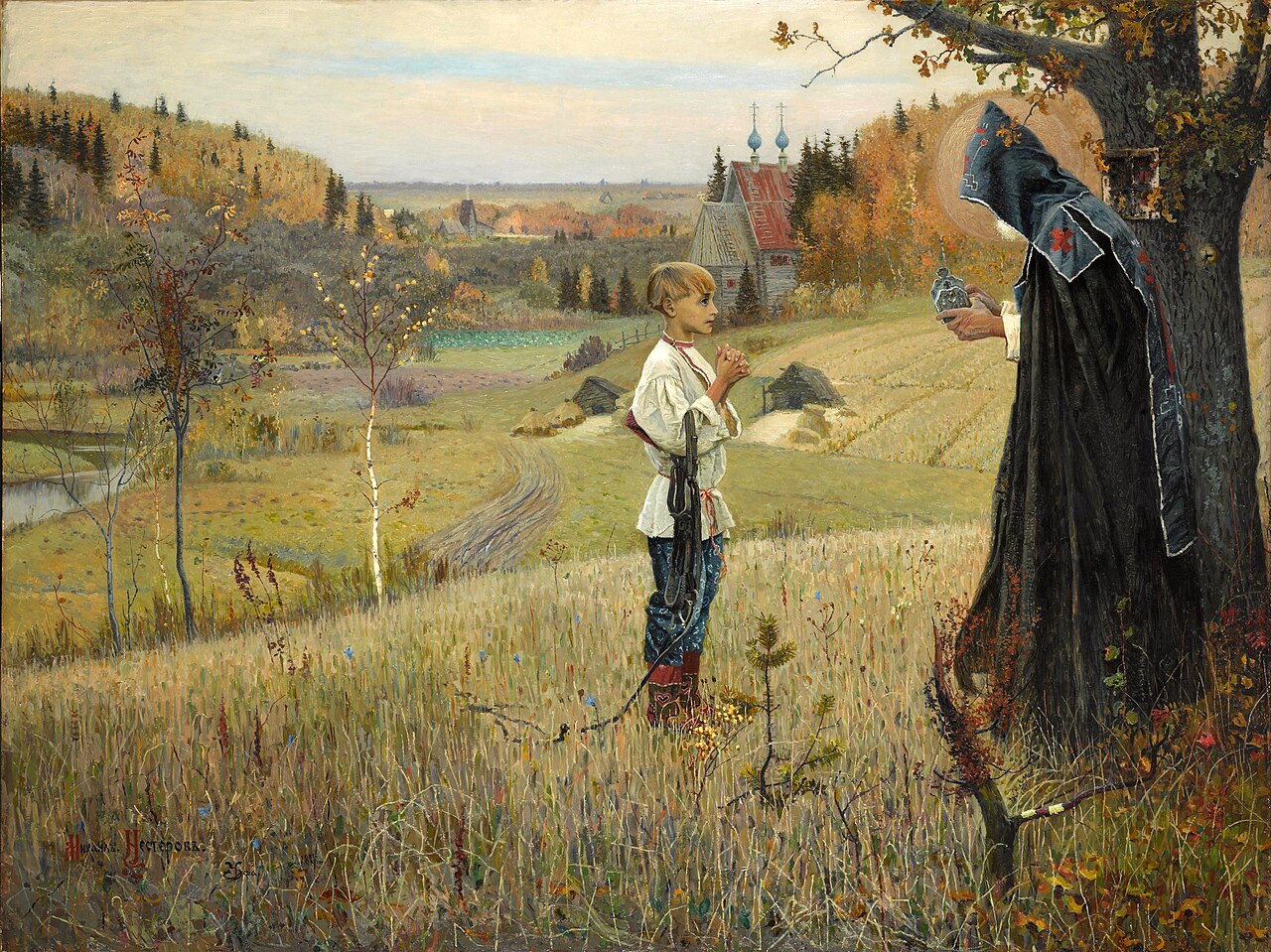 The Vision to the Youth Bartholomew by Mikhail Nesterov