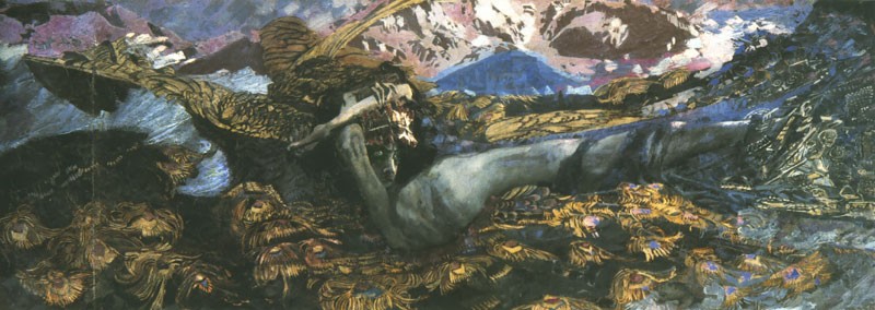 The Demon Downcast by Mikhail Vrubel