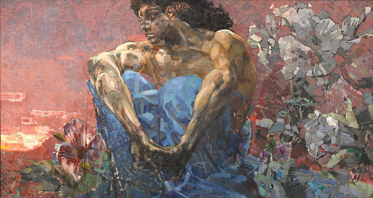 The Demon Seated by Mikhail Vrubel