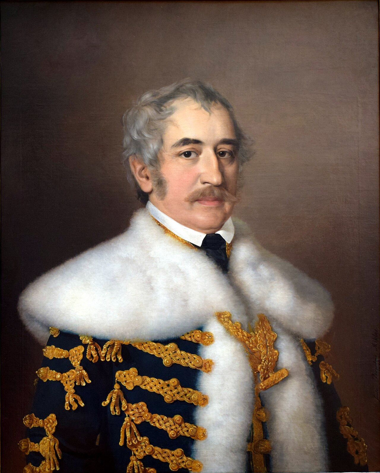 József Teleki by Miklós Barabás