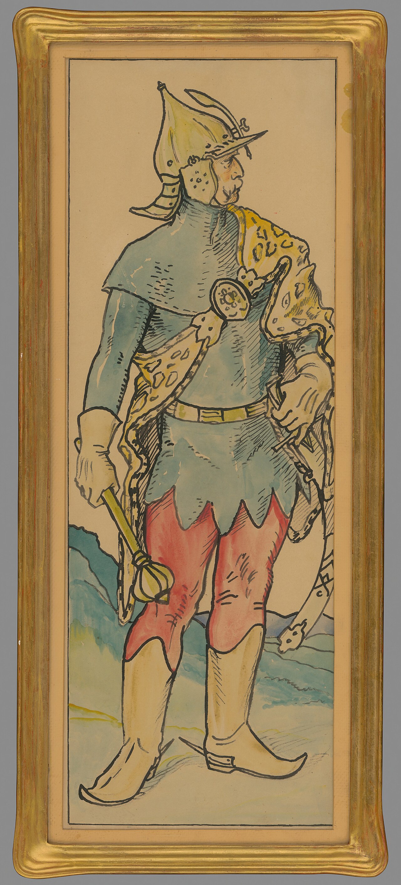 Figure of a Slovak Magnate by Mikoláš Aleš